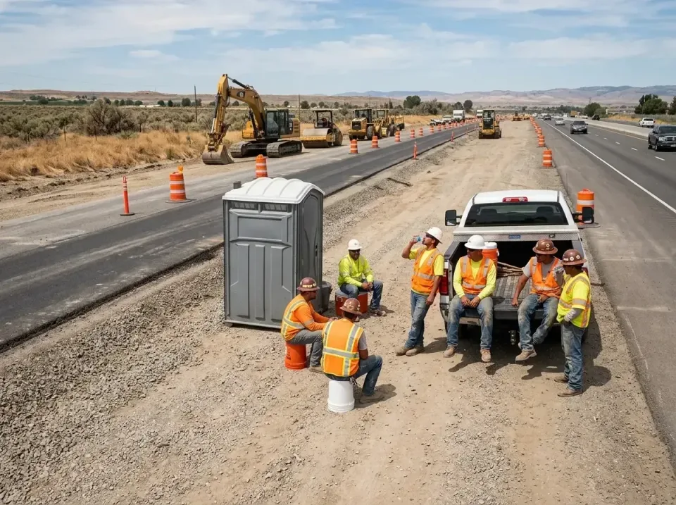 highway-road-construction-crew-007 — frequently asked questions, Porta Potty and Restroom Rentals in Bodfish, CA